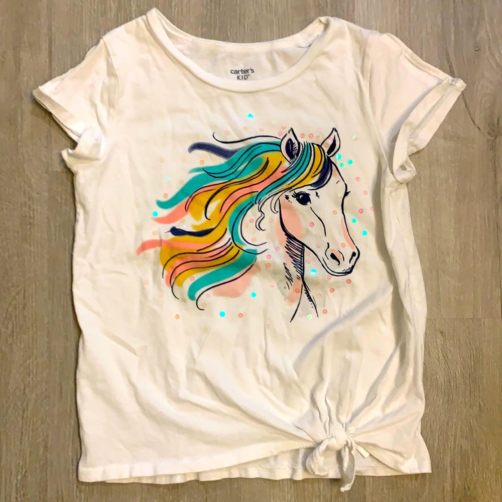 Girls unicorn t-shirt